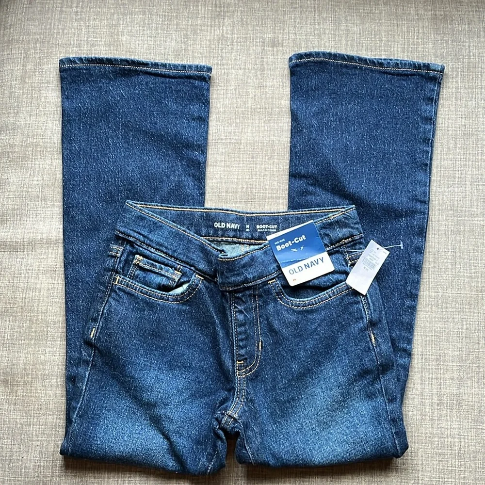 Boot Cut Jeans Girls Size 8 Old Navy NWT